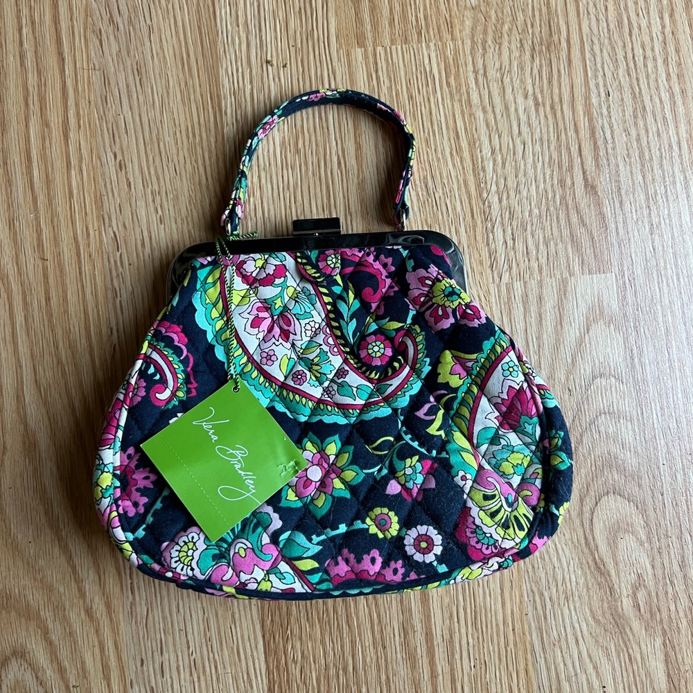 Vera Bradley Petal Paisley Mini Frame Crossbody